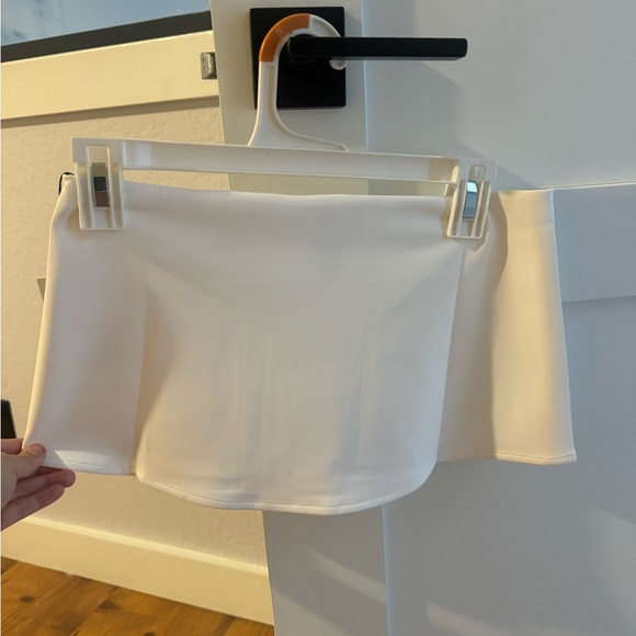 Danielle Guizio White Micro Skirt - Picture 4 of 5